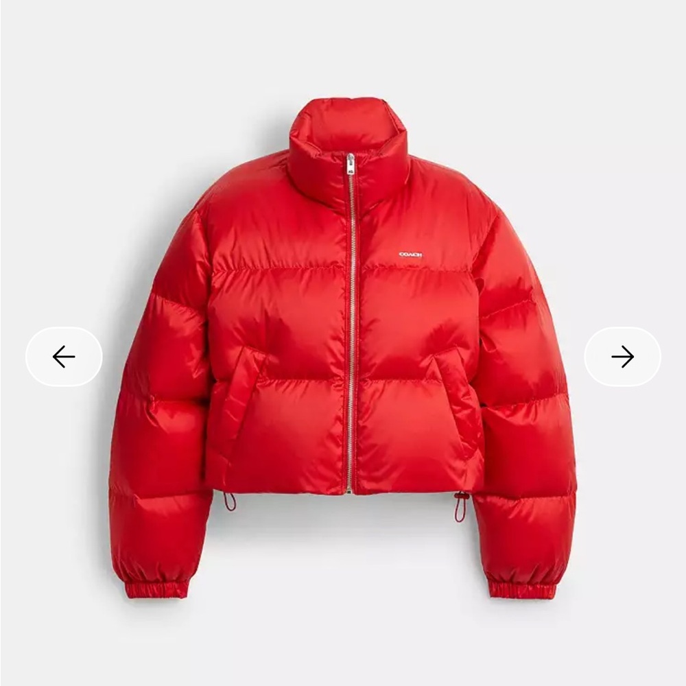 Red Puffer Jacket - Picture 2 of 3